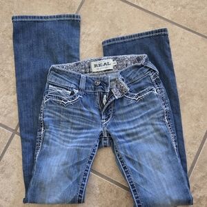 Ariat Women's Boot Cut Jeans - Classic Blue